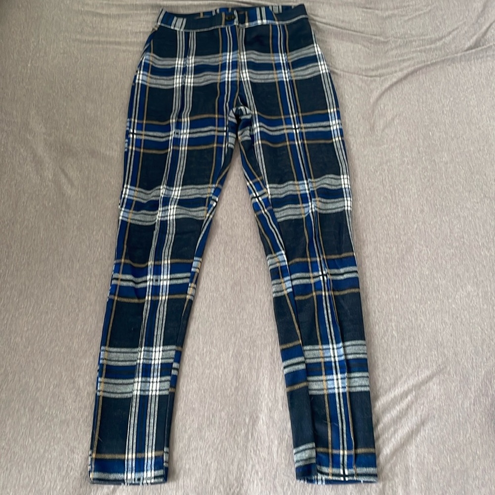 Free People plaid pants